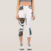 Glass Wing Dragon Maureen Girard Capri Leggings (Vorderseite)