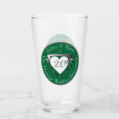 Glass zum 20. Hochzeitstag Glas (Vorderseite)