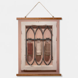 Glassandflaschen Wandteppiche