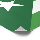 Glassbacke Nation Flag Poster (Ecke)