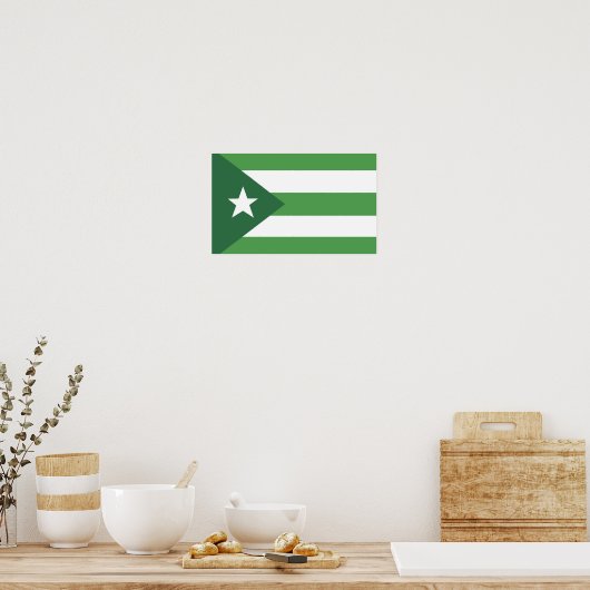 Glassbacke Nation Flag Poster (Küche)