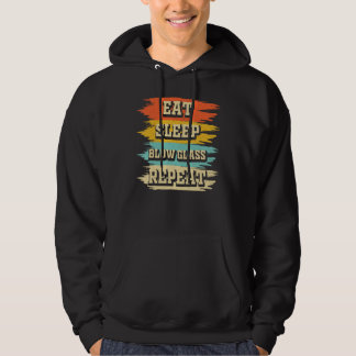Glassblowing retro vintage  for glassblower 4 hoodie