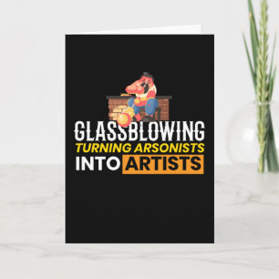Glassbwing Artist Glassbblasart Karte
