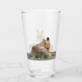 Glasschale mit Fuchs Glas (Rückseite)