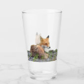 Glasschale mit Fuchs Glas (Vorderseite)