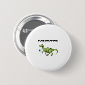 Glasschlacke Flossoraptor Button (Vorne & Hinten)