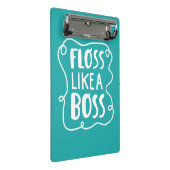 Glasschlacke mögen eine zahnmedizinische Phrase Mini Klemmbrett (Schrägansicht)