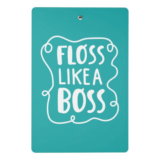 Glasschlacke mögen eine zahnmedizinische Phrase Mini Klemmbrett (Rückseite)