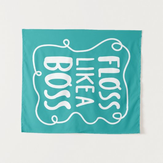 Glasschlacke mögen eine zahnmedizinische Phrase Wandteppich (Vorderseite (Horizontal))