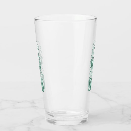 Glasschlacke mögen einen Chef Glas (Links)