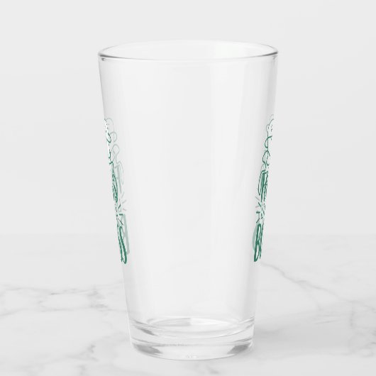 Glasschlacke mögen einen Chef Glas (Rechts)