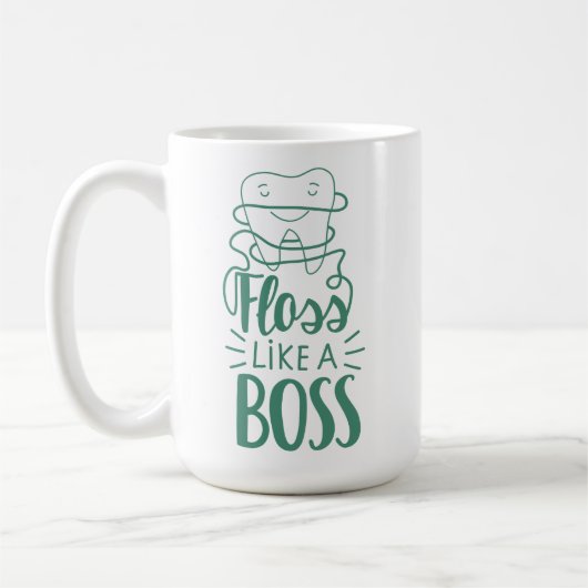 Glasschlacke mögen einen Chef Kaffeetasse (Links)
