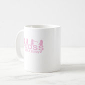 Glasschlackentanz-Tasse Kaffeetasse (Vorderseite Links)