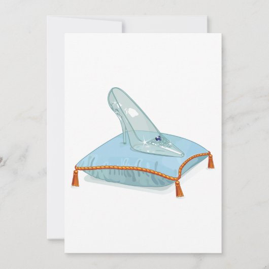 Glasschleifer auf einem Kissen" Einladung (Vorderseite)