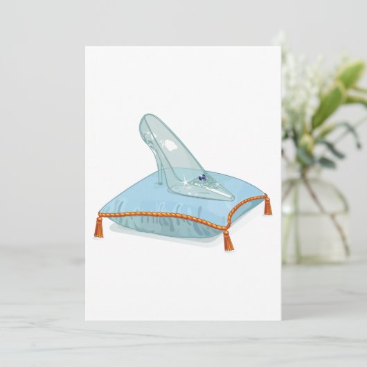 Glasschleifer auf einem Kissen" Einladung (Stehend Vorderseite)