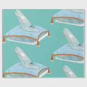 Glasschleifer auf einem Kissen Geschenkpapier (Flach)