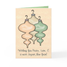 Glasschmuck auf Pfirsichmauer (Personalisiert)