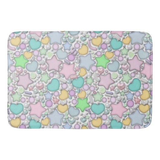 Glasschmuck Badematte (Vorderseite)