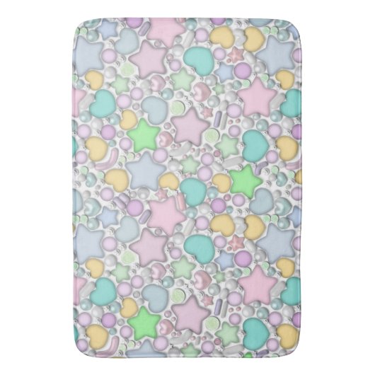 Glasschmuck Badematte (Vorderseite Vertikal)