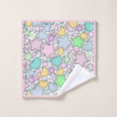 Glasschmuck Badhandtuch Set (Waschlappen)