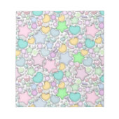 Glasschmuck Notizblock (Vorderseite)