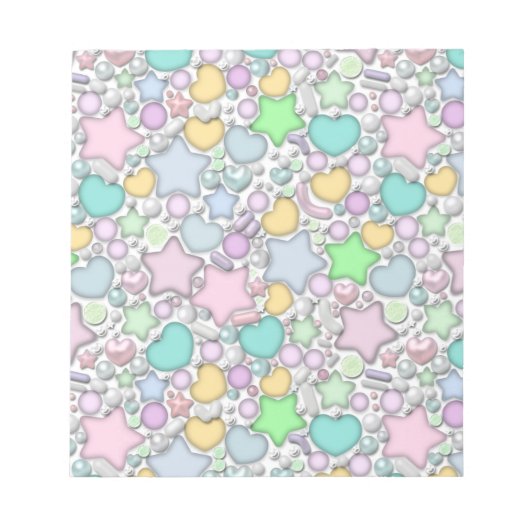 Glasschmuck Notizblock (Vorderseite)