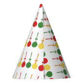 Glasschmuck Partyhütchen (Rückseite)