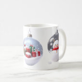 Glasschmuck/Schnee - Tasse (VorderseiteRechts)