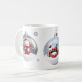 Glasschmuck/Schnee - Tasse (Vorderseite Links)