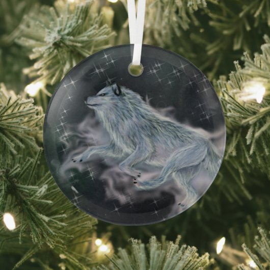 Glasschmuck - Spirit Wolf Ornament Aus Glas (InSitu)