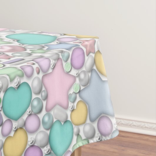 Glasschmuck Tischdecke (Beispiel)