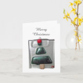 Glasschmuckkarte Karte (Gelbe Blume)