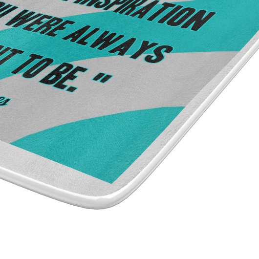 Glasschneidebrett für Inspiration Schneidebrett (Ecke)