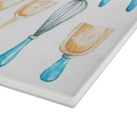 Glasschneidebrett - Küchengeräte Schneidebrett (Ecke)