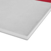Glasschneidebrett mit der Flagge Englands Schneidebrett (Ecke)