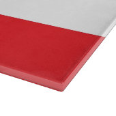 Glasschneidebrett mit der Flagge Libanons Schneidebrett (Ecke)