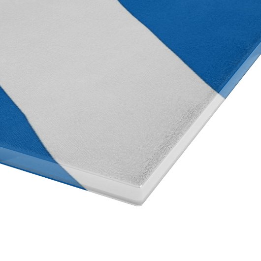 Glasschneidebrett mit der Flagge Schottlands Schneidebrett (Ecke)