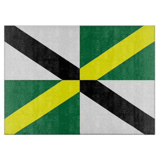 Glasschneidebrett mit der Flagge von Monterey City Schneidebrett (Vorderseite)