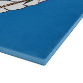 Glasschneidebrett mit der Flagge von Nord-Mariana Schneidebrett (Ecke)