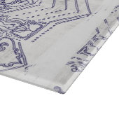 Glasschneiden-Brett - Boho Dekor Schneidebrett (Ecke)