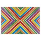 Glasschneiden-Brett-Bullaugen-Regenbogen Schneidebrett (Vorderseite)