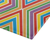 Glasschneiden-Brett-Bullaugen-Regenbogen Schneidebrett (Ecke)