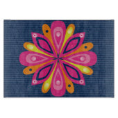 Glasschneiden-Brett-Explosions-Marine Schneidebrett (Vorderseite)