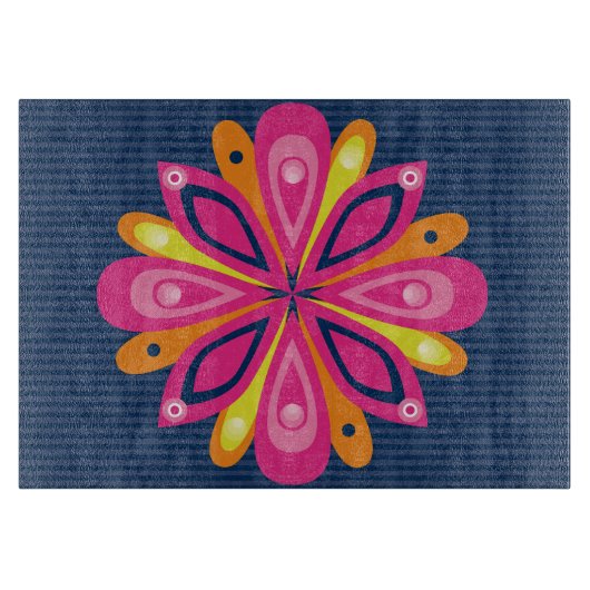 Glasschneiden-Brett-Explosions-Marine Schneidebrett (Vorderseite)