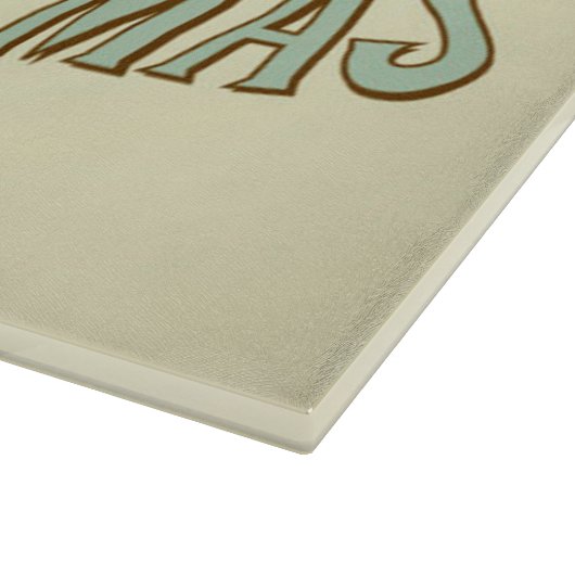 Glasschneiden-Brett/frohe Weihnachten Schneidebrett (Ecke)