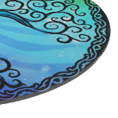 Glasschneiden-Brett - 'keltischer Baum von Life Schneidebrett (Ecke)