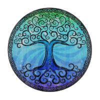 Glasschneiden-Brett - 'keltischer Baum von Life