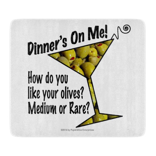 GLASSCHNEIDEN-BRETT-, MITTLERE oder Schneidebrett (Vorderseite)