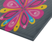 Glasschneiden-Brett sprengte Grau Schneidebrett (Ecke)