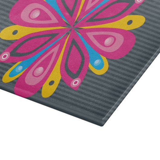 Glasschneiden-Brett sprengte Grau Schneidebrett (Ecke)